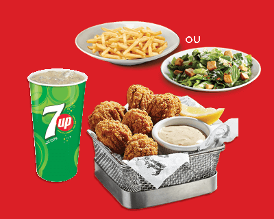 6 bouchées de poulet